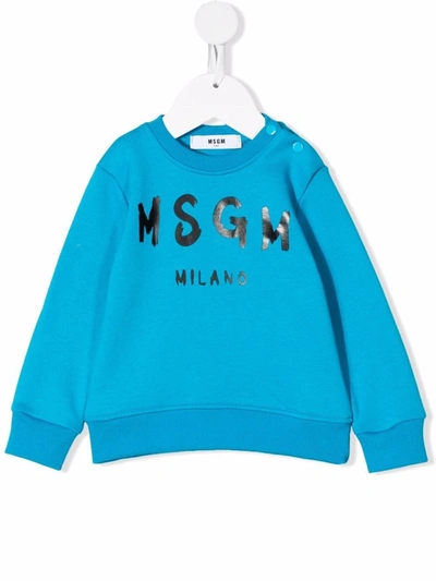 MSGM LOGO-PRINT SWEATSHIRT