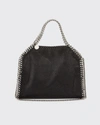 Stella Mccartney Mini Falabella Crossbody Bag In Light Gray