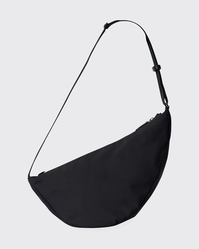 The Row Slouchy Banana Two Nylon Shoulder Bag In 다크 네이비
