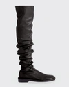 PROENZA SCHOULER BOYD SLOUCHY STRETCH THIGH-HIGH BOOTS,PROD161840016