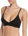 Skin Hadlee Organic Cotton Bralette In Black