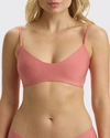 Commando Butter Wire-free Bralette In Cinnamon