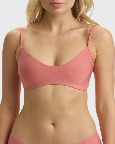 Commando Butter Wire-free Bralette In Cinnamon