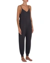 Eberjey Sleeveless Lounge Jumpsuit In Black