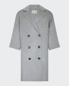 Loulou Studio Oversized Double-breasted Wool Coat In Black