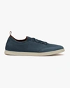 Loro Piana Soho Walk Nubuk Sneakers In Indigo