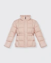 MONCLER GIRL'S KIRAZ LOGO QUILTED JACKET,PROD166870510