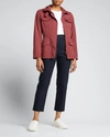 Loro Piana Traveler Windmate&reg; Stretch Storm System&reg; Jacket In W0hk Blue Tourmal