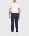 Theory Zaine' Eco Crunch Linen Pants In Space