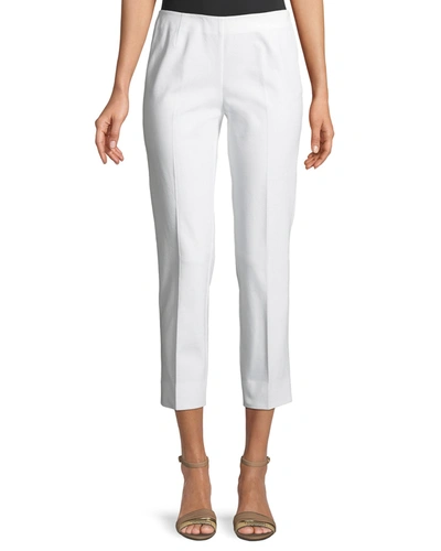 Lafayette 148 Jodhpur Cloth Cropped Pants In White