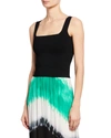 A.l.c Jordana Sweetheart Knit Crop Top In White