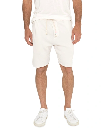 Sol Angeles Men's Waves Solid Drawstring Shorts In Ecru