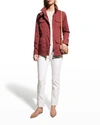 Loro Piana Traveler Windmate&reg; Stretch Storm System&reg; Jacket In Q02n Red Pear