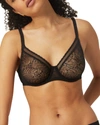 Simone Perele Comete Full Coverage Lace Bra In Pink