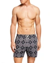 Stefano Ricci Men's Printed Swim Trunks In Bluebrown