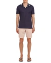 Orlebar Brown Horton Tipped-collar Merino-wool Polo Shirt In Navy