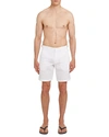 Orlebar Brown Norwich Side-adjuster Linen Shorts In White