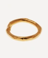 ALIGHIERI GOLD-PLATED THE GAZE OF THE SATELLITE RING,000730292