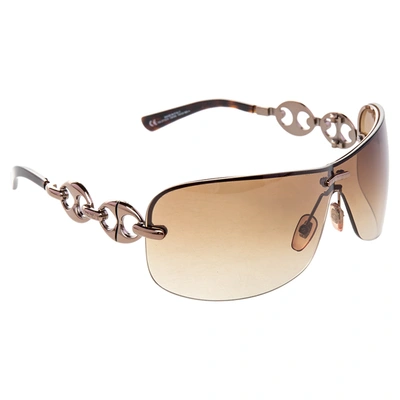 Pre-owned Gucci Brown Gg 2772/s Rimless Gradient Sunglasses