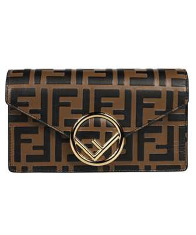 Fendi Ff Pattern Belt Bag In Brown