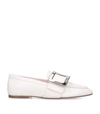 ROGER VIVIER LEATHER BUCKLE LOAFERS,17150144