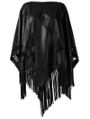 MARTHA MEDEIROS FRINGED PONCHO,IN16XL0111586683