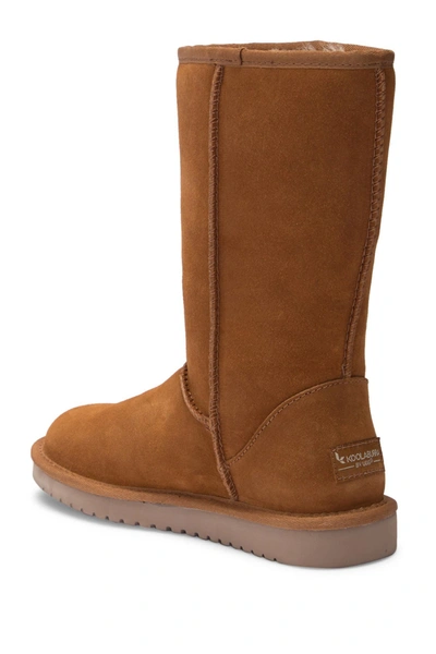 Koolaburra By Ugg Classic Genuine Shearling & Faux Fur Lined Tall Boot In Che