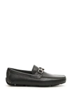 Ferragamo Parigi Driving Shoes In Black