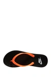 Nike On Deck Flip Flop In 004 Black/white