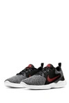 Nike Flex Experience Run 10 Sneaker In Black/ University Red