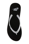 Nike On Deck Flip Flop In Black/ White