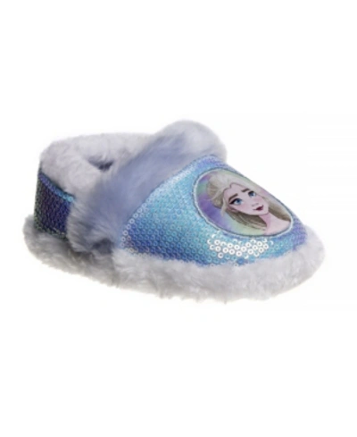 Disney Kids' Toddler Girls Frozen Slippers In Blue White