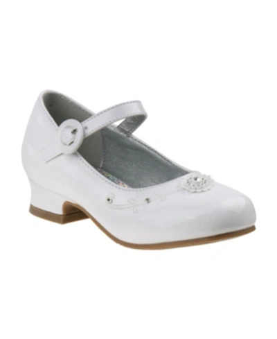 Josmo Kids' Little Girls Dress Shoes In White Patent
