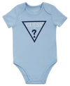 GUESS BABY BOYS AND GIRLS PRINTED LOGO SHORT SLEEVE BODYSUIT