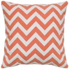 RIZZY HOME CHEVRON POLYESTER FILLED DECORATIVE PILLOW, 18" X 18"