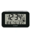 La Crosse Technology Atomic Digital Alarm Clock With Temperature In Silver