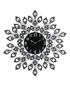 THREE STAR ROUND BLOOMING LEAVES WALL CLOCK