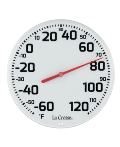 La Crosse Technology La Crosse 104-1522 8" Round Dial Thermometer In White
