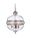 HOME ACCESSORIES PERMIN 16" 3-LIGHT INDOOR PENDANT LAMP WITH LIGHT KIT