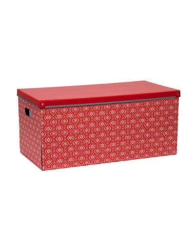 Neu Home Holiday Ornament Box In Red