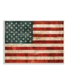 Stupell Industries Us American Flag Wood Textured Design Wall Plaque Art, 10" X 15" In Multi-color