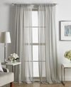 MARTHA STEWART COLLECTION GLACIER POLETOP SHEER CURTAIN PANEL SET, 84", CREATED FOR MACY'S