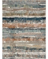 Karastan Epiphany Colorful Waves Area Rug, 2' X 3' In Robins Egg