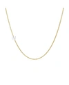 Zoe Lev 14k Yellow Gold Diamond Asymmetric Initial Necklace, 18 In N/gold