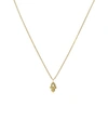 ZOE LEV DIAMOND HAMSA 14K YELLOW GOLD NECKLACE