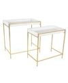 ROSEMARY LANE CONTEMPORARY CONSOLE TABLE, SET OF 2