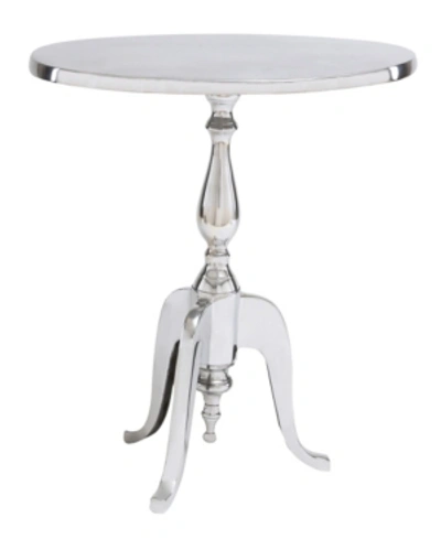 Rosemary Lane Traditional Accent Table In Silver-tone