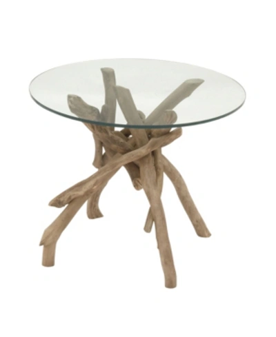 Rosemary Lane Rustic Accent Table In Brown