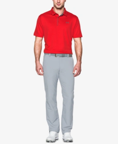Under Armour Men's Tech Polo T-shirt In Red