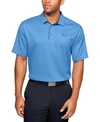 Under Armour Men's Tech Polo T-shirt In Carolina Blue